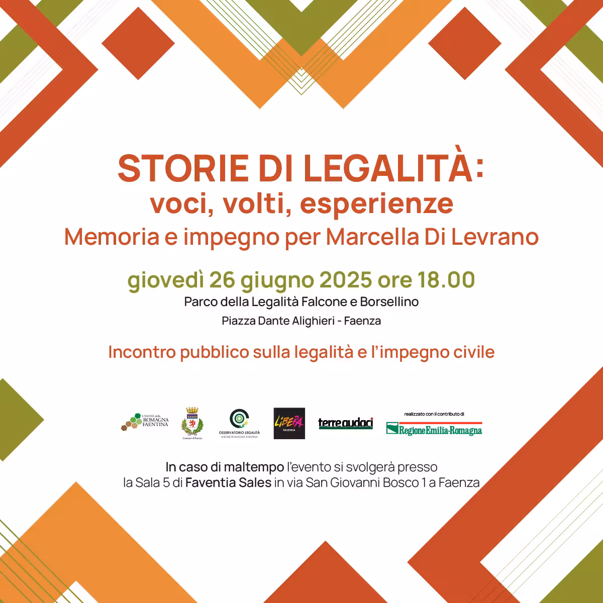 evento legalità Faenza - carosello