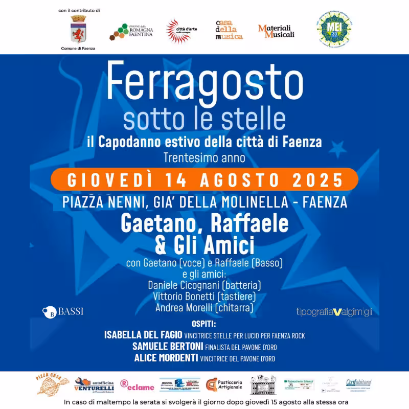 Ferragosto sotto le stelle Faenza