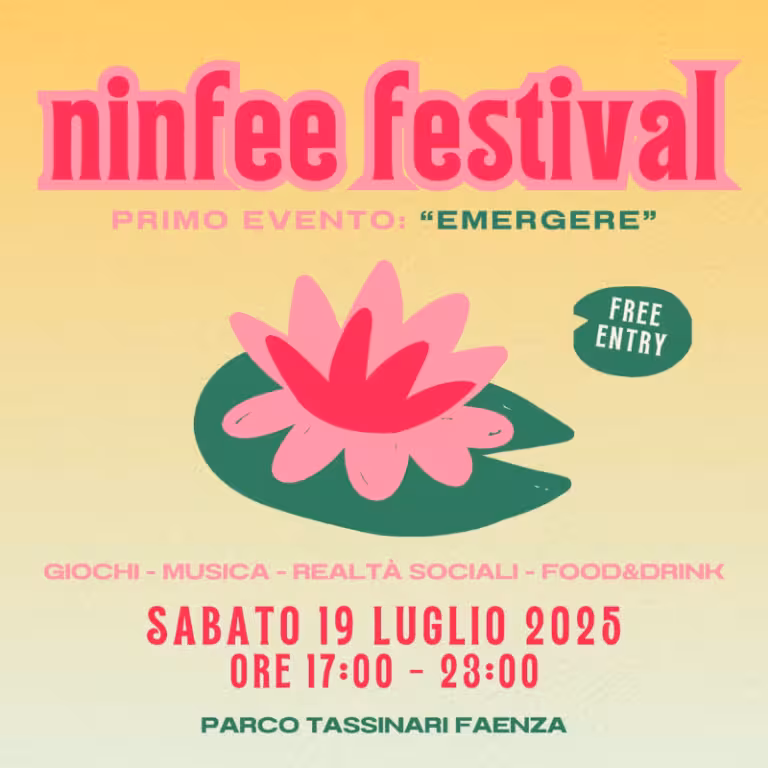 Ninfee Fest 2025, Faenza, Parco Tassinari