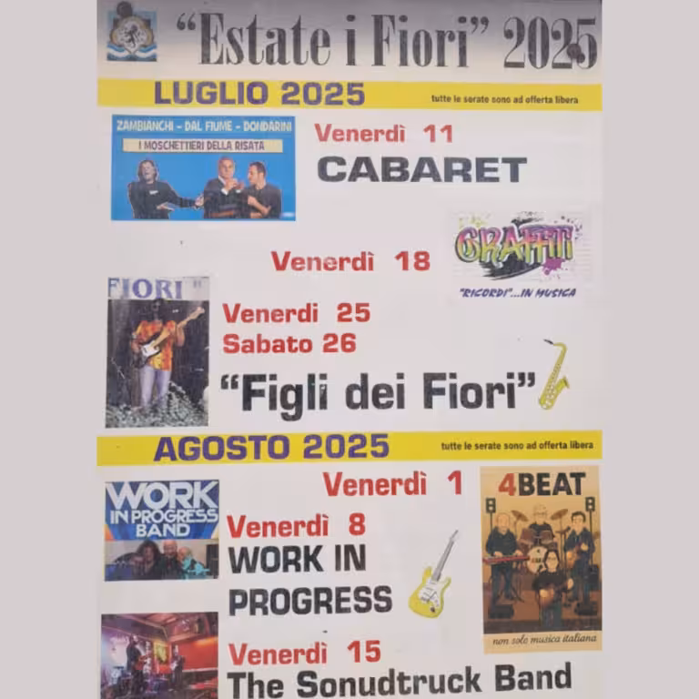 Estate i Fiori 2025, Circolo I Fiori, Faenza