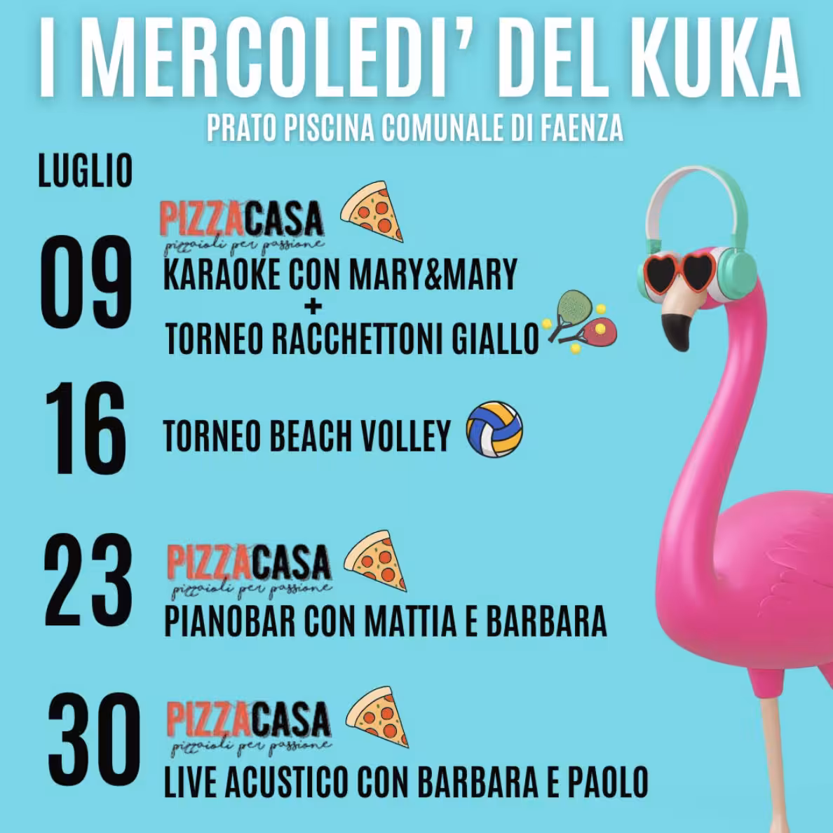 MERCOLEDI' firmati KUKA , Faenza, Piscina Comunale