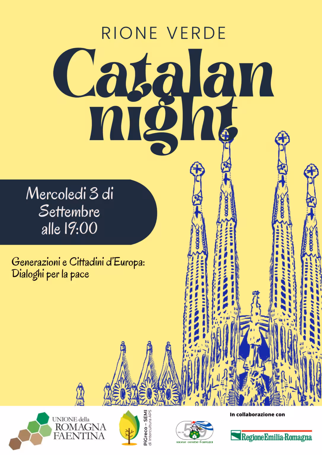 Intercultural Night goes Catalan! Una serata speciale dedicata alla cultura e gastronomia della Catalogna: musica, racconti, giochi e sapori tipici. Un’occasione per viaggiare senza muoversi, conoscere tradizioni e condividere momenti insieme.
